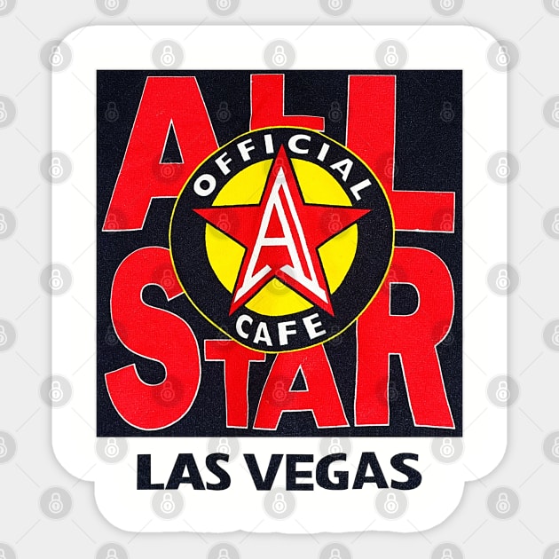 All Star Cafe - Las Vegas Sticker by nicklower